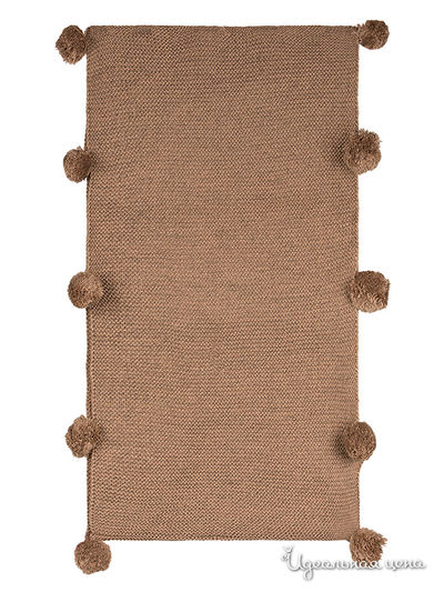 Палантин, 35*140 см Charmante, цвет коричневый