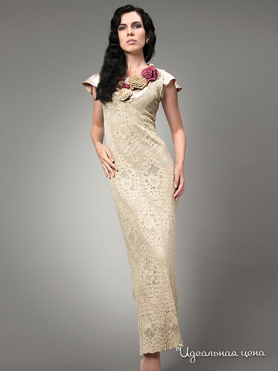 Платье L-Alix, цвет бежевый