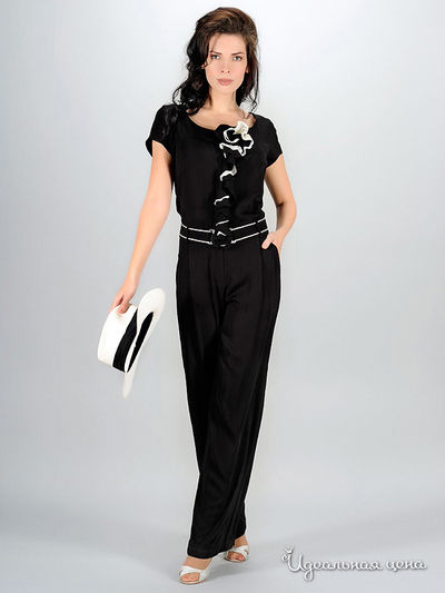 Комбинезон L-Alix, цвет черный, белый