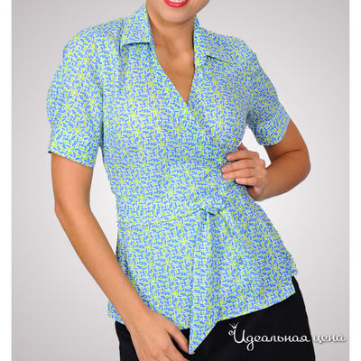 Блуза Alonzo Corrado, цвет зеленый, синий