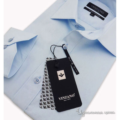 Рубашка Vinzano, цвет голубой