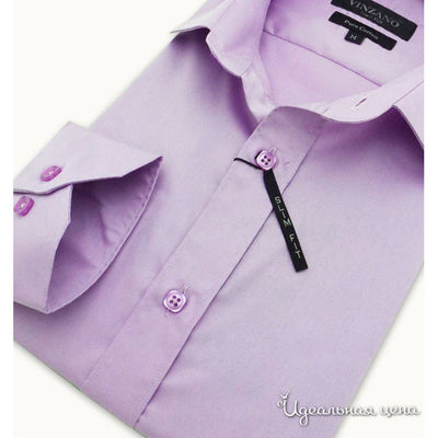 Рубашка Vinzano, цвет сиреневый