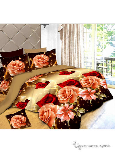 Комплект постельного белья, двуспальный Pandora, цвет Магия цветов