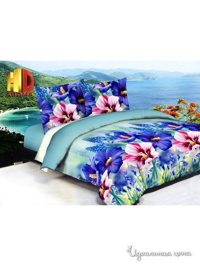 Комплект постельного белья, 1,5-спальный Aroma, цвет Луговая мозайка