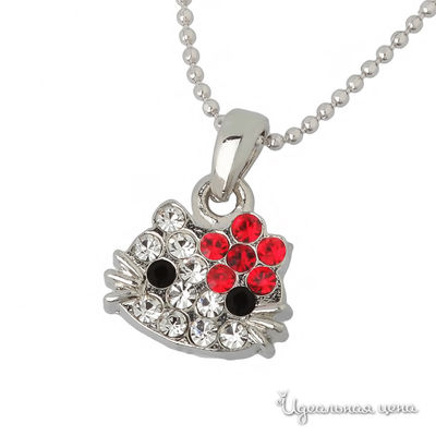 Кулон Hello Kitty, цвет серебряный