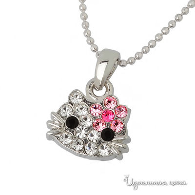 Кулон Hello Kitty, цвет серебряный
