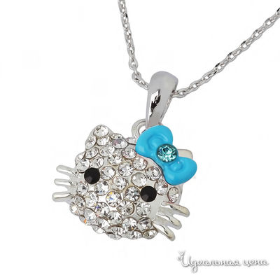 Кулон Hello Kitty, цвет серебряный