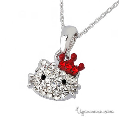 Кулон Hello Kitty, цвет серебряный