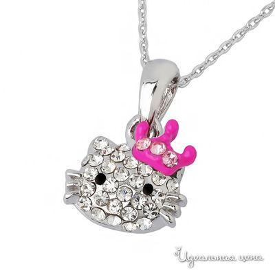Кулон Hello Kitty, цвет серебряный