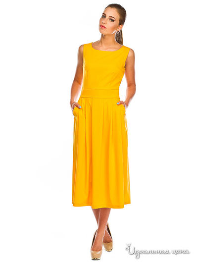 Платье Sarafan, цвет желтый