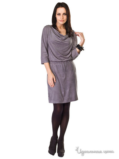 Платье Sarafan, цвет серый
