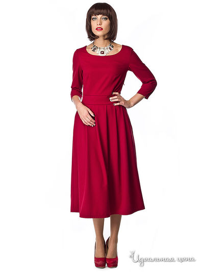 Платье Sarafan, цвет бордовый