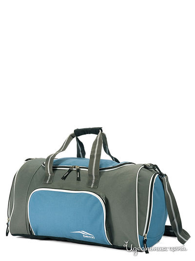 Сумка Benzi, цвет голубой, серый