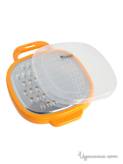 Терка с контейнером Regent, цвет Салотовый, белый