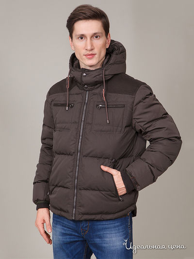 Пуховик Conver, цвет темно коричневый