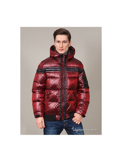Пуховик Conver, цвет темно бордовый