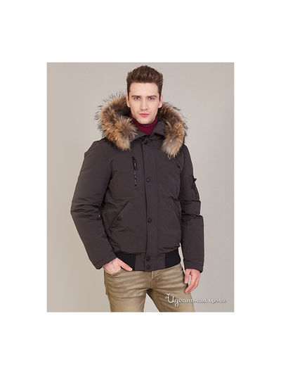 Пуховик Conver, цвет темно-серый