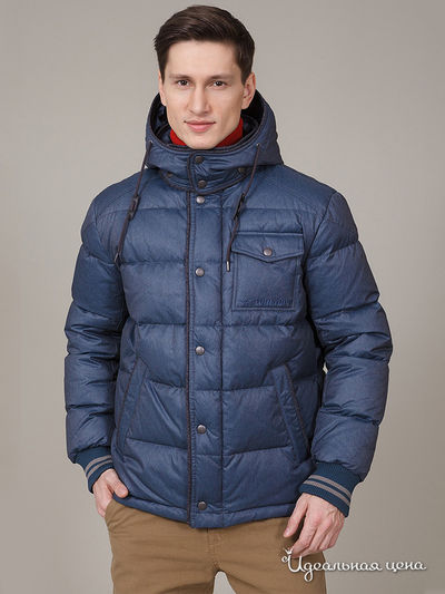 Пуховик Tom Farr, цвет темно-синий