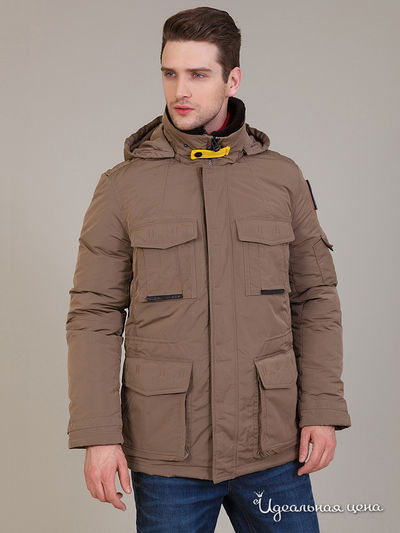 Пуховик Tom Farr, цвет коричневый