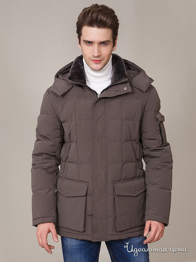 Пуховик Tom Farr, цвет темно-серый