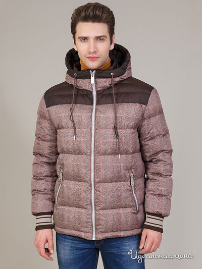 Пуховик Tom Farr, цвет коричневый