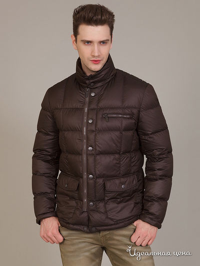 Пуховик Tom Farr, цвет темно-коричневый