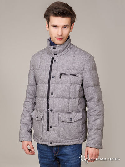 Пуховик Tom Farr, цвет светло-серый