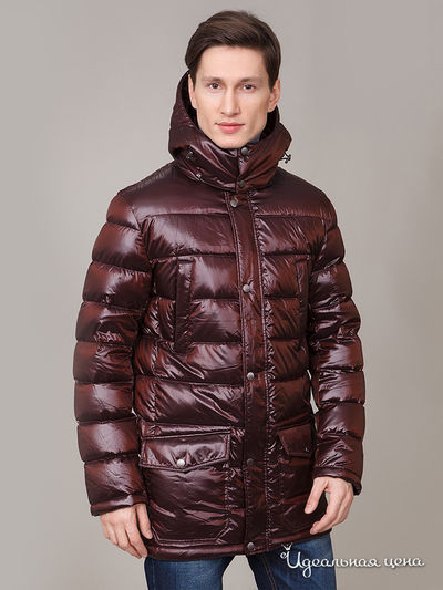 Пуховик Tom Farr, цвет темно-бордовый