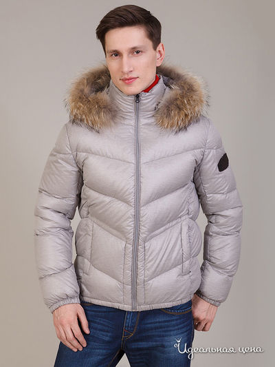 Пуховик Tom Farr, цвет светло-серый