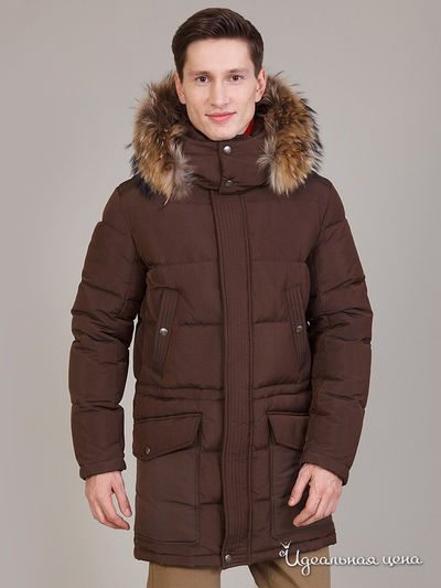 Пуховик Tom Farr, цвет коричневый