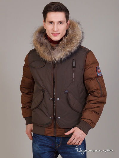 Пуховик Tom Farr, цвет коричневый