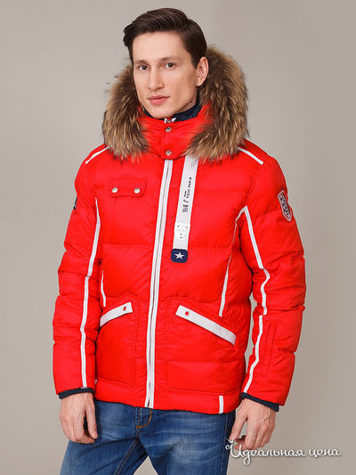 Пуховик Tom Farr, цвет красный