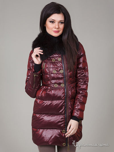 Пуховик Tom Farr, цвет бордовый