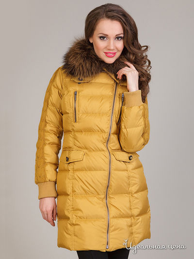 Пуховик Tom Farr, цвет горчичный