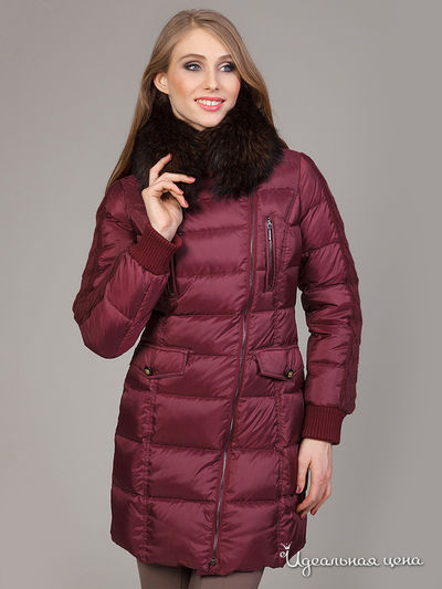 Пуховик Tom Farr, цвет бордовый