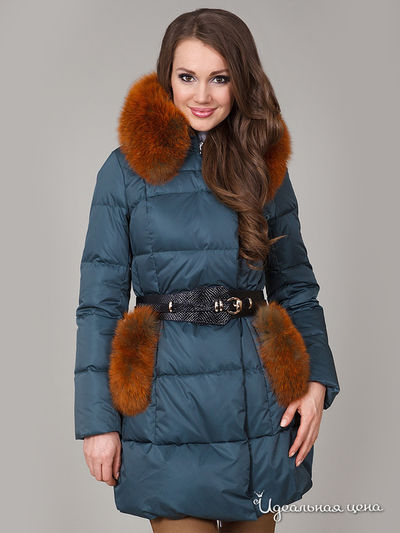 Пуховик Tom Farr, цвет зеленый