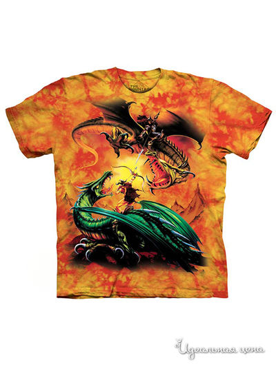 Футболка Mountain, цвет оранжевый