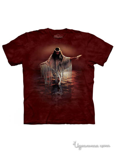 Футболка Mountain, цвет бордовый