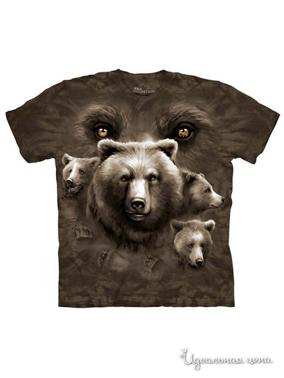 Футболка Mountain, цвет коричневый