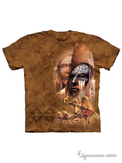 Футболка Mountain, цвет коричневый