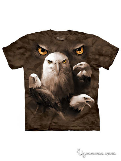 Футболка Mountain, цвет коричневый