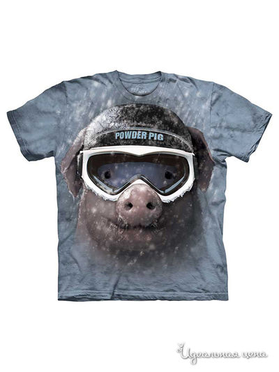 Футболка Mountain, цвет голубой