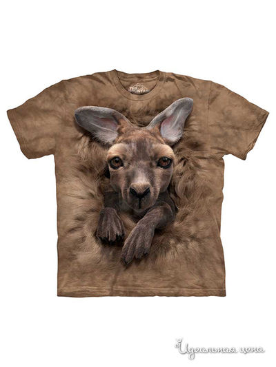 Футболка Mountain, цвет коричневый