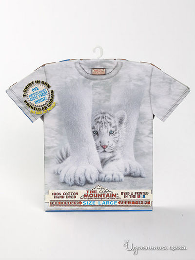 Футболка Mountain, цвет белый