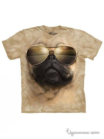 Футболка Mountain, цвет бежевый