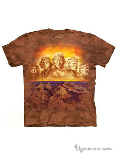 Футболка Mountain, цвет светло-коричневый