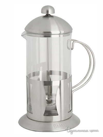 Френч-пресс, 0,6 л Regent, цвет металл