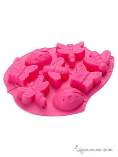 Форма для выпечки, 28х22х3 см Regent, цвет розовый