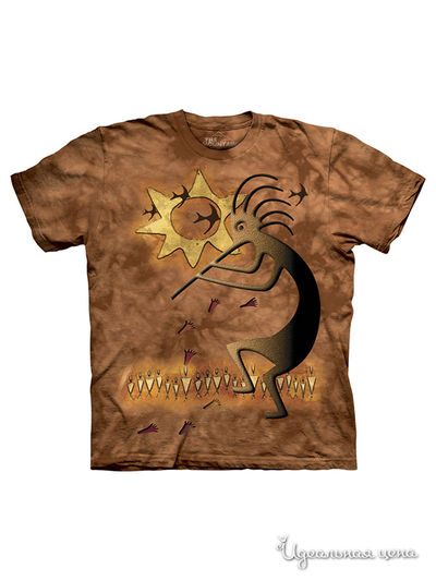 Футболка Mountain, цвет коричневый