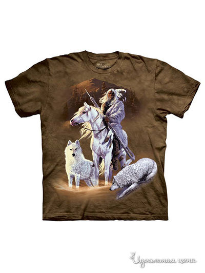 Футболка Mountain, цвет коричневый